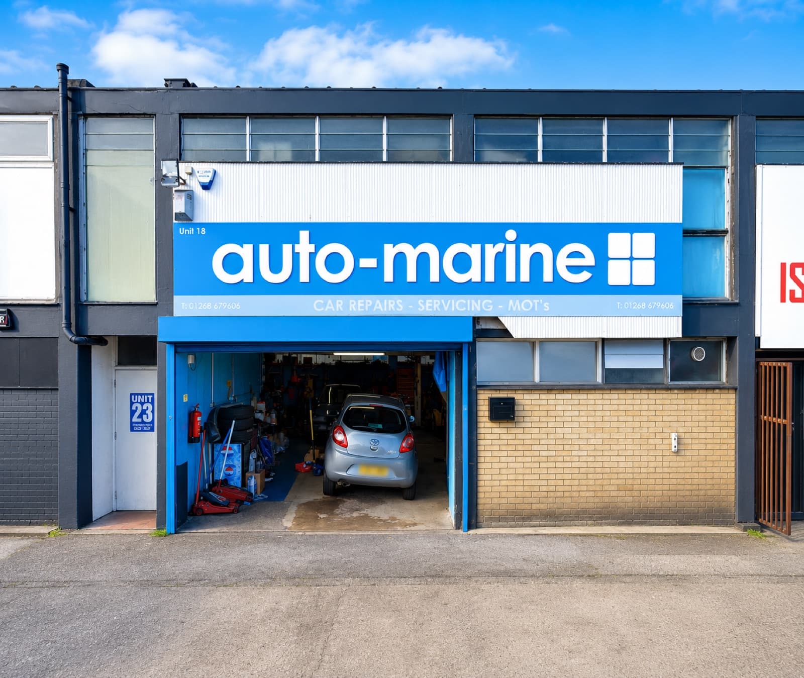 Auto Marine Repairs workshop in Canvey Island, Essex